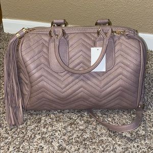 Mauve Satchel Crossbody Handbag NWT!
